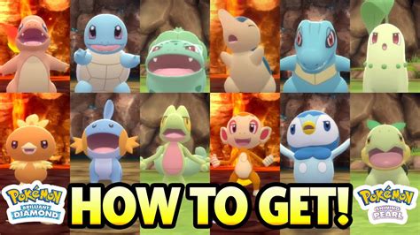 How to get ALL STARTER POKEMON in Pokemon Brilliant .